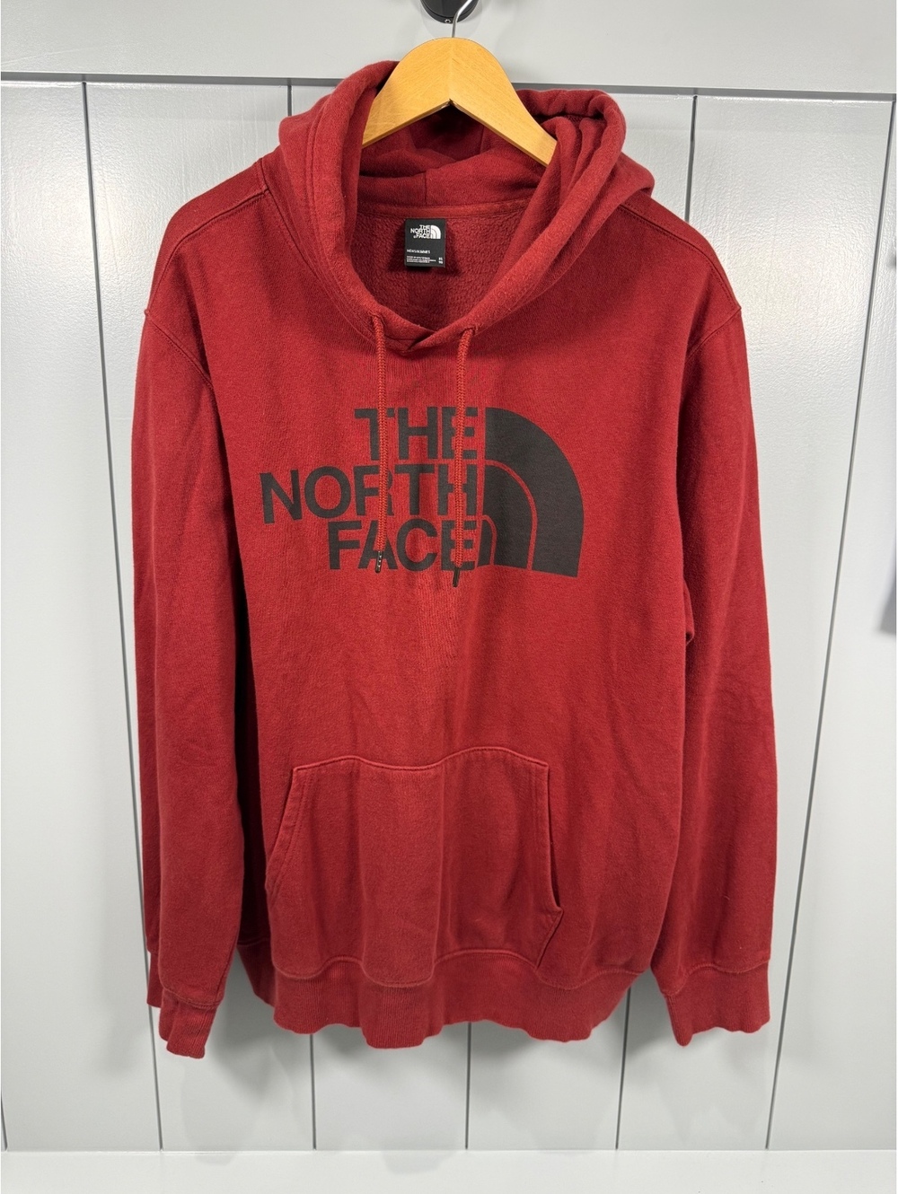 The North Face Men's XL Red Hoodie jock, gorpcore Sweatshirt